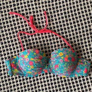 VICTORIA SECRET Women’s floral bandeau bikini top